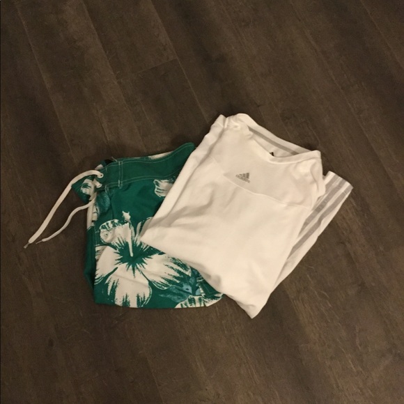 adidas Other - Men’s White Adidas Short Sleeve Shirt